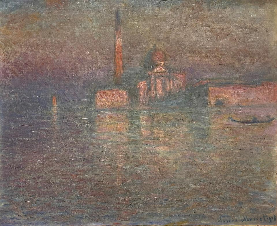 Claude Monet, San Giorgio Maggiore, 1908 Pirvate Collection