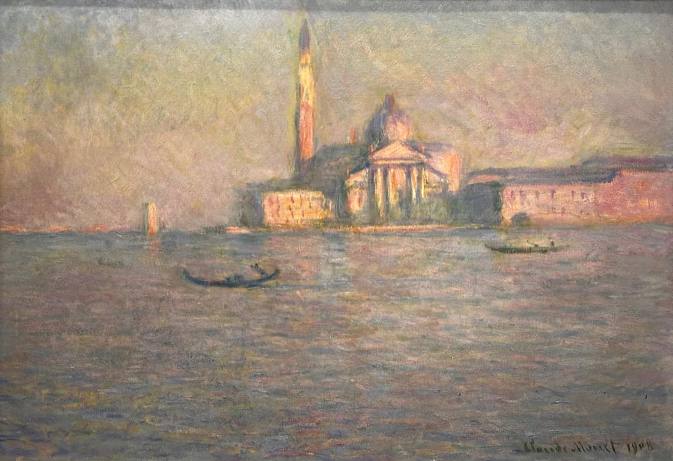 Claude Monet, The Church of San Giorgio Maggiore, Venice, 1908, Indianapolis Museum of Art