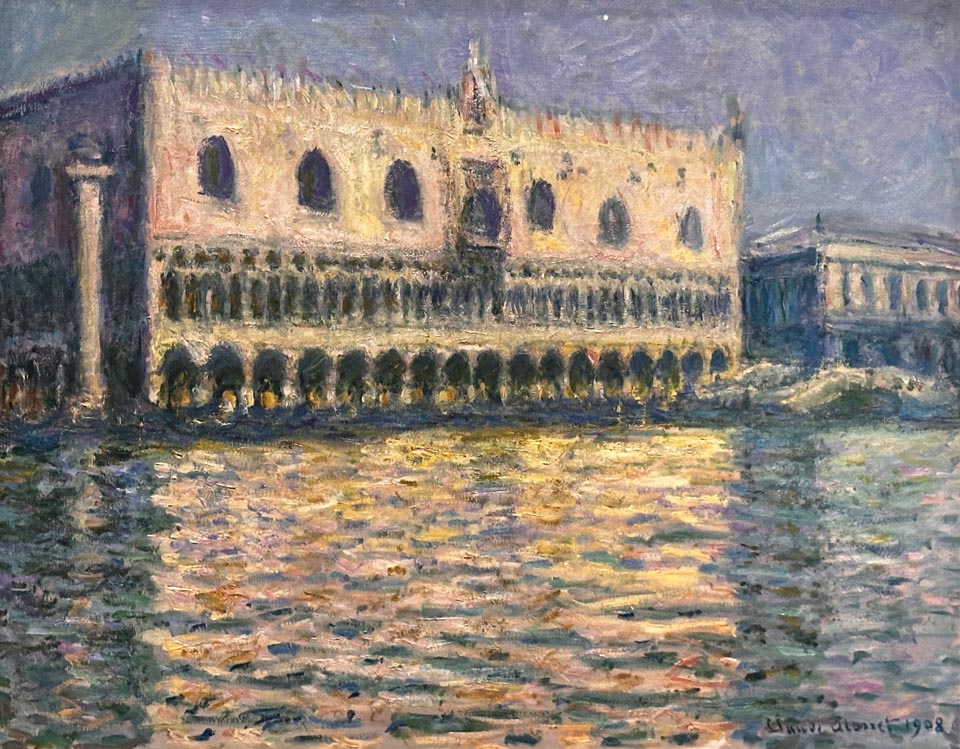 Claude Monet, The Plazzo Ducale, 1908, The Brooklyn Museum