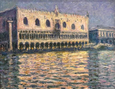 Claude Monet, The Plazzo Ducale, 1908, Private Collection