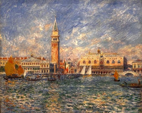 Pierre-Auguste Renoir, Venice, the Doge's Palace, 1881 Clark Art Institute, Williamstown, Massachusetts
