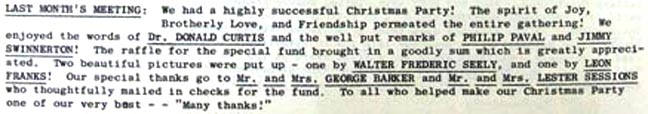 California Art Bulletin California Art Club Note of Gratitude to Jimmy Swinnerton