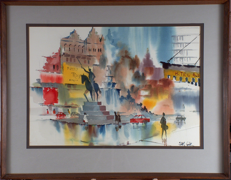 Sam Cook Boulevard Adolph Max Brussels with Frame