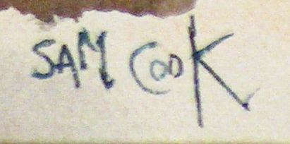 Sam Cook Corner Flower Stand Signature