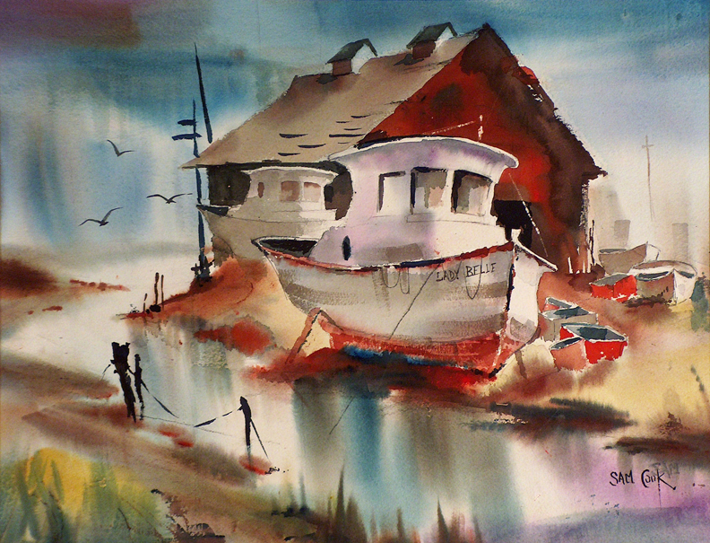 Sam Cook Harbor Inlet Lady Belle