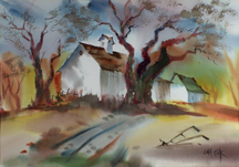 Sam Cook Winter Barnyard Midsized Thumbnail