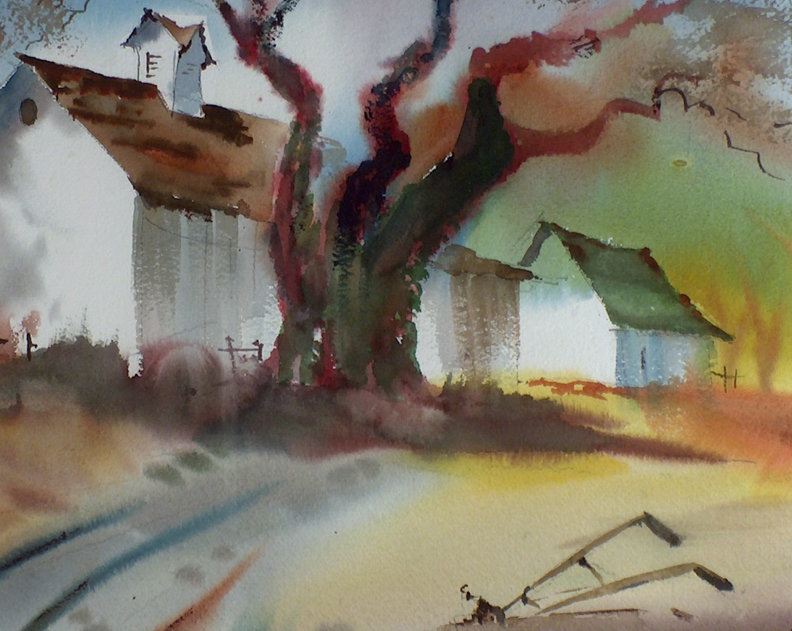 Sam Cook Winter Barnyard Closeup