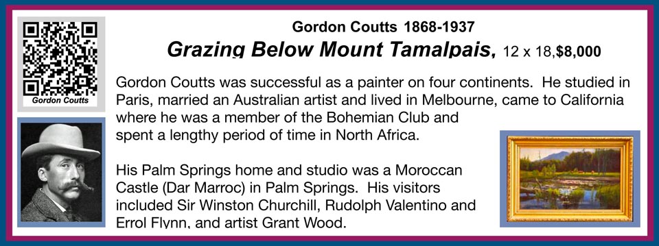 Gordon Coutts, Grazing Below Mount Tamalpais