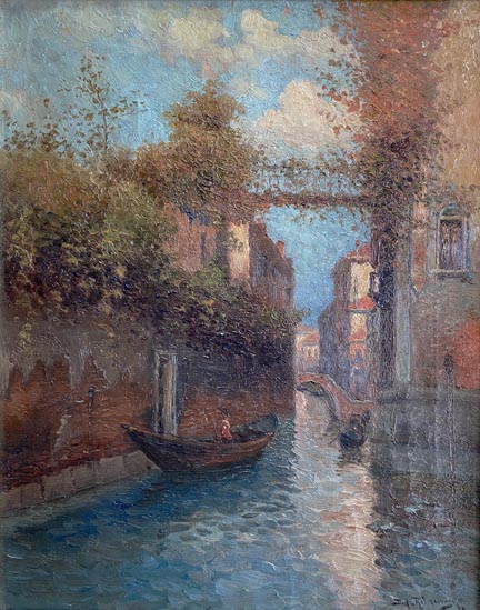 Richard Dey De Ribcowdsky Venetian Canal 1917