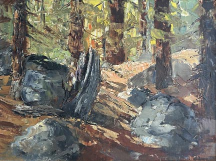 Al Dempster, Tahoe, (aka Refuge in the Wood)