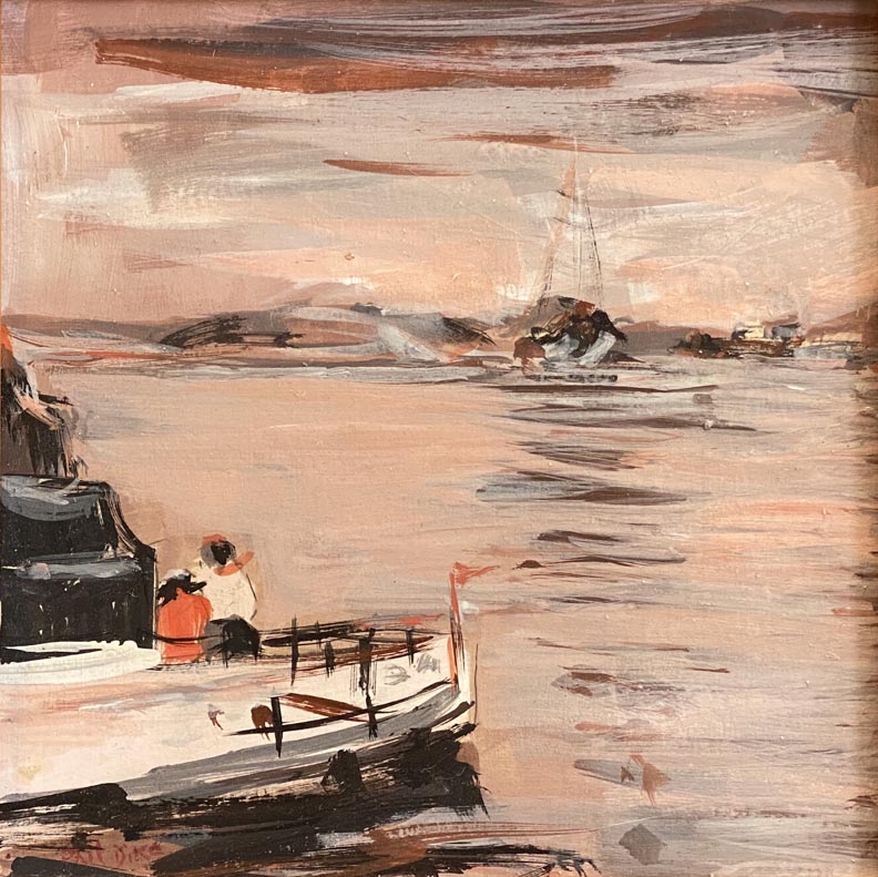 Phil Dike, After Sailing, Balboa Harbor