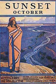 Maynard Dixon cover of Sunset Magazine