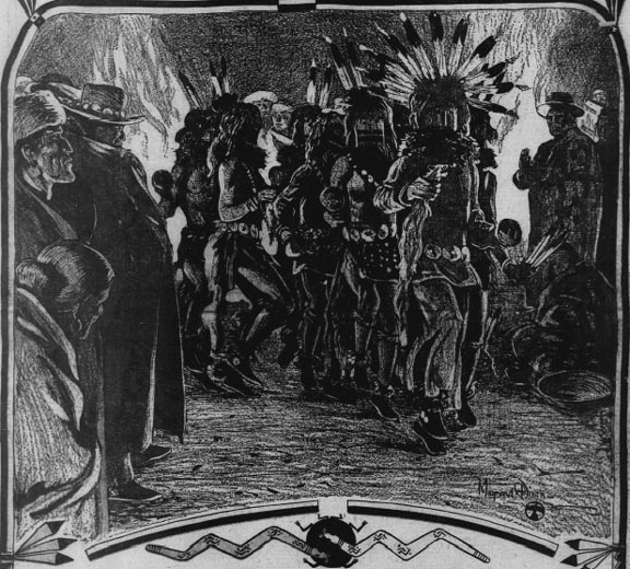 Maynard Dixon Illustration SF Call Dec 24 1895