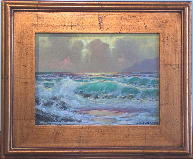 Alex Dzigurski II Golden Breakers with frame