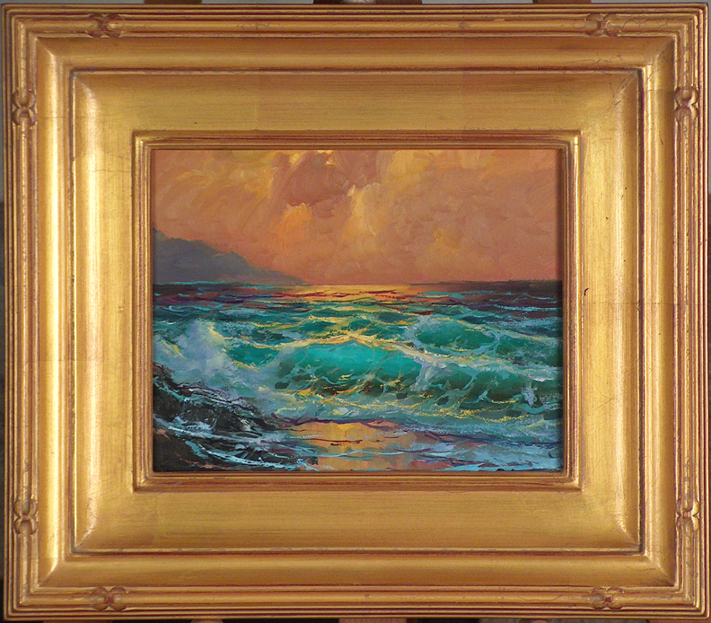 Alex Dzigurski II Sunset Glow with frame