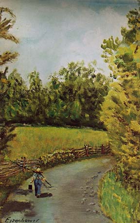 DD Eisenhower A Country Road