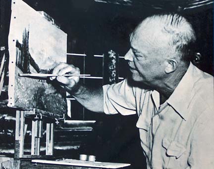 DD Eisenhower at Easel 2