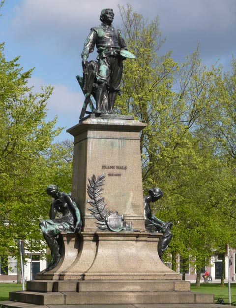 Frans Hals Statue, Florapark, Haarlem, Netherlands, erected 1900             