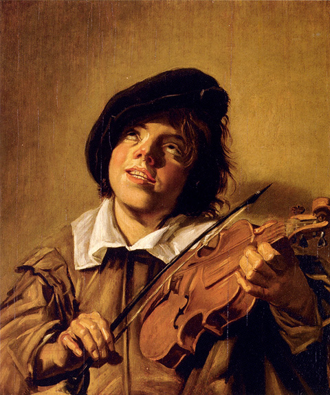 Frans Hals, Boy Playing a Violin 1625-35, Private Collection