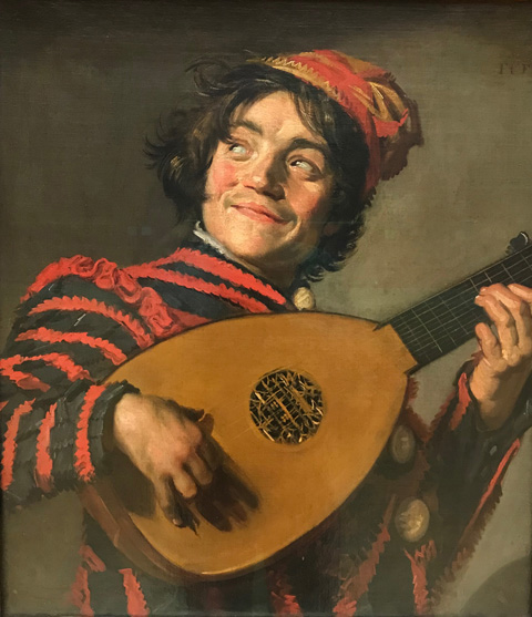 Frans Hals, Jester with a Lute 1623-34, Louvre Museum, Paris, France