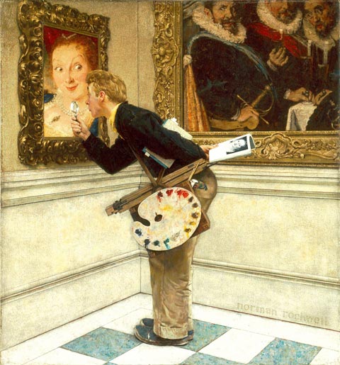 Norman Rockwell, The Art Critic 1955,  Norman Rockwell Museum, Stockbridge, Massachusetts
