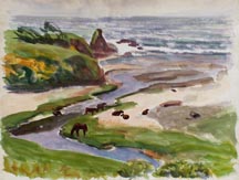 Justin Faivre, Grazing at Estero's End