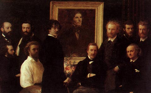Fantin Latour Homage to Delacroix
