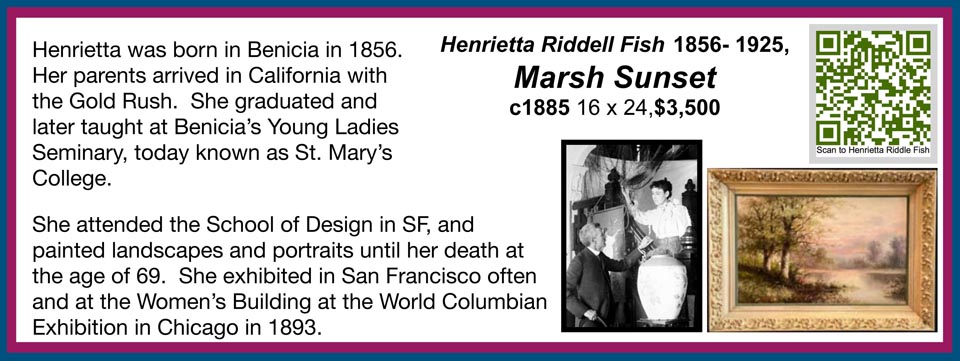 Henrietta Riddell Fish, March Sunset