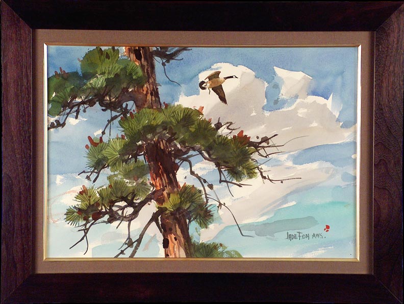Jade Fon, Great Canada Goose and tree
