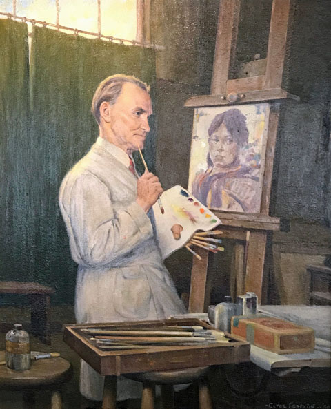 Portrait of My Friend Nicolai Fechin, by Clyde Forsythe