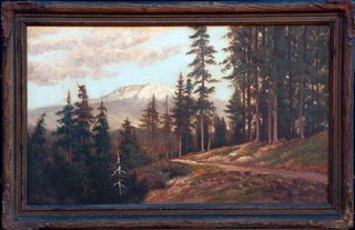 Mt. Shasta Oil on board, 12 x 20 Una Gray, 1873-1930