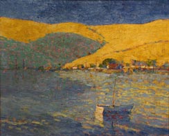 Boat and Yellow Hill Seldon Conner Gile