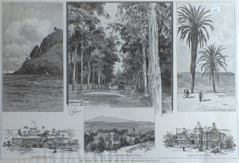 Charles Graham Print San Rafael and the Golden Gate