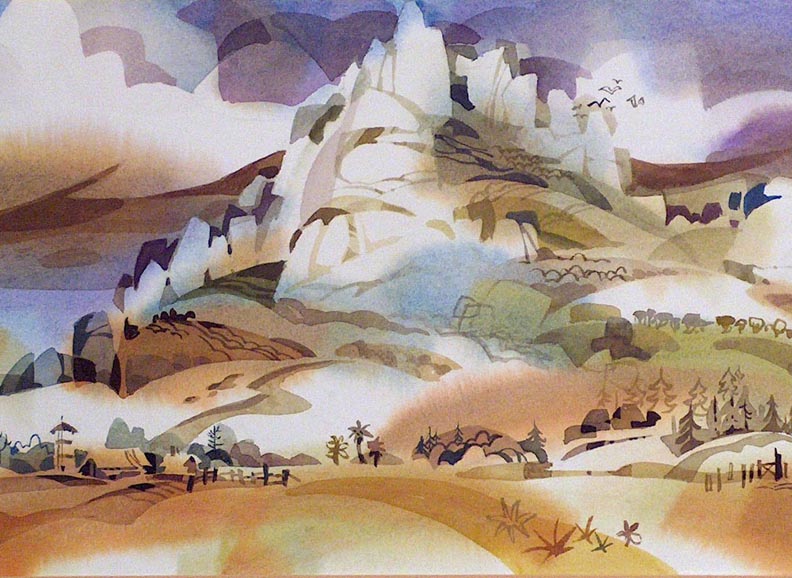 Robert Gray Hollister Peak closeup