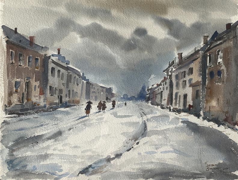 Harold Gretezner, Snowy Cobblestones