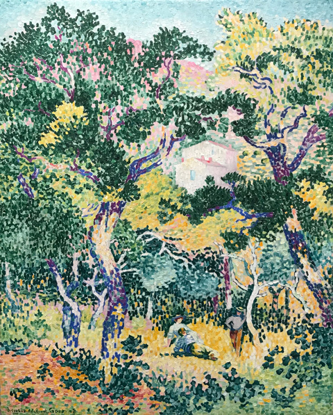 Henri Edmond Cross, Under the Oaks, 1908 The Hepama Collection