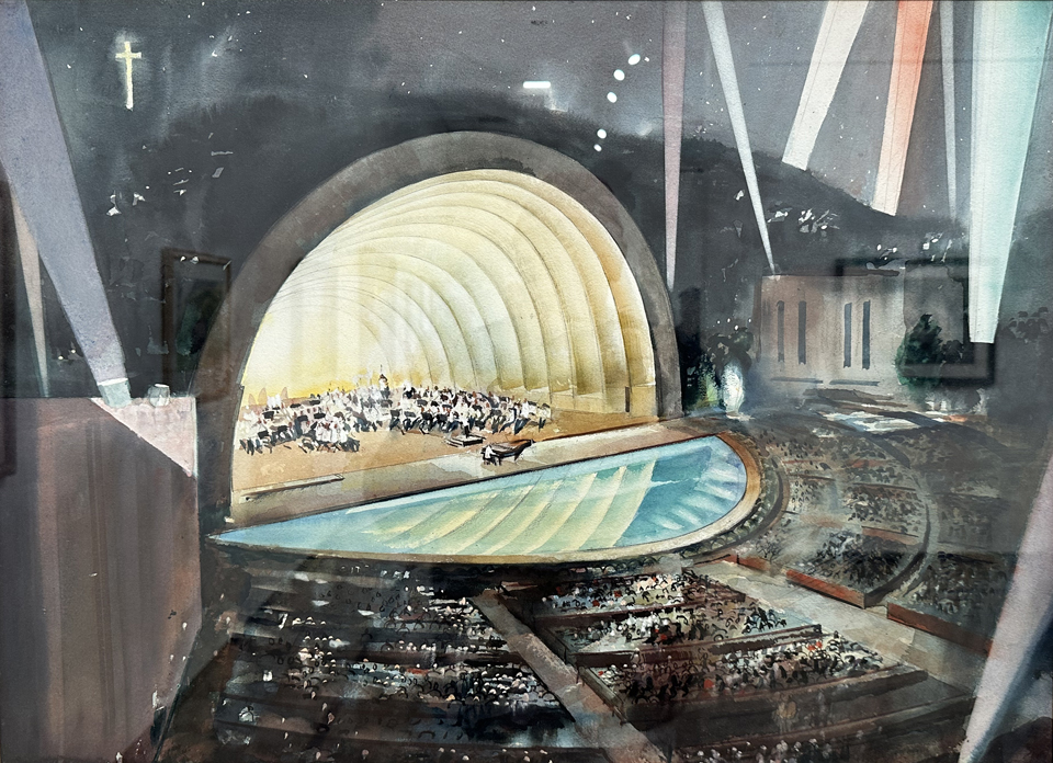 Millard Sheets, 1907-1989, Symphony Under the Stars, 1956