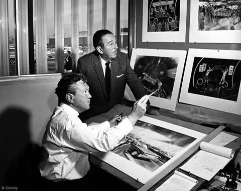 Walt and Herb during their "Lost Weekend" Saturday, September 26 to Monday, September 28, 1953 