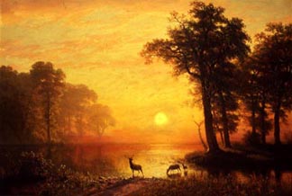 Haggin Museum Albert Bierstadt  Evening on Oneida Lake
