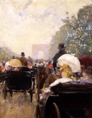 Haggin Museum Childe Hassam Carriage Parade
