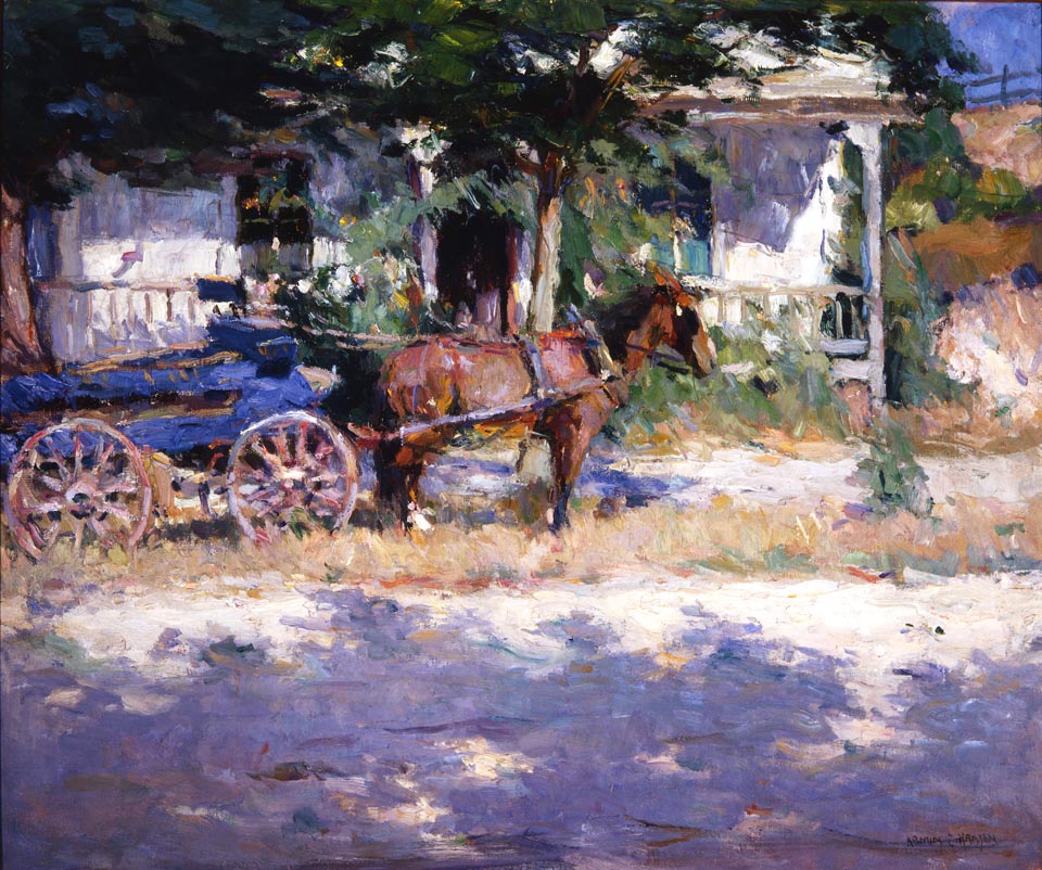 Armin Hanson, Kitty and the Blue Wagon, Irvine Museum