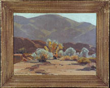 Sam Hyde Harris Cathedral Canyon Sketch 1951