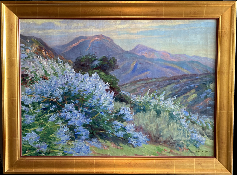 Arthur Merton Hazard Lupines on a California Hillside 1923