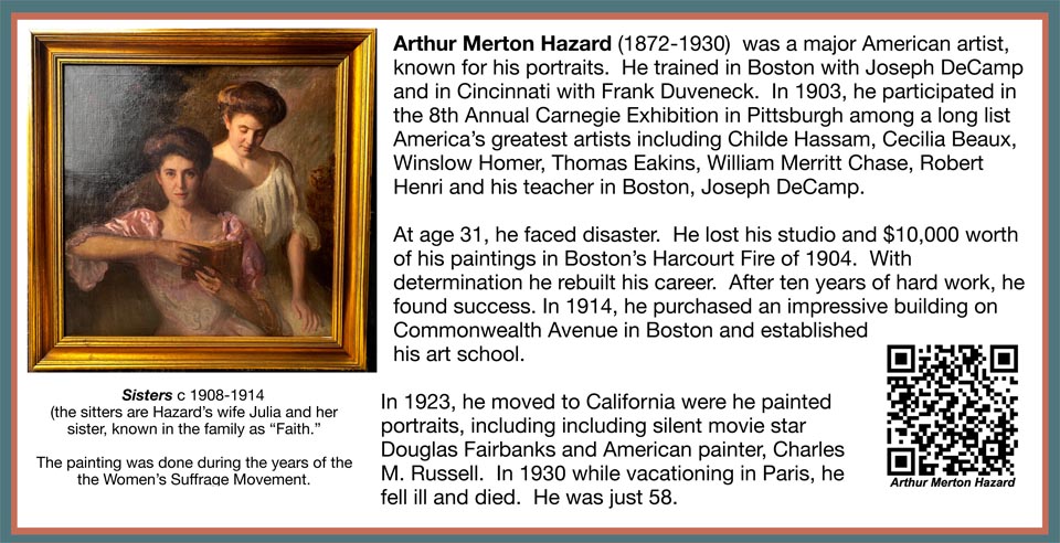 Arthur Merton Hazard Gallery Placard, Sept 2026