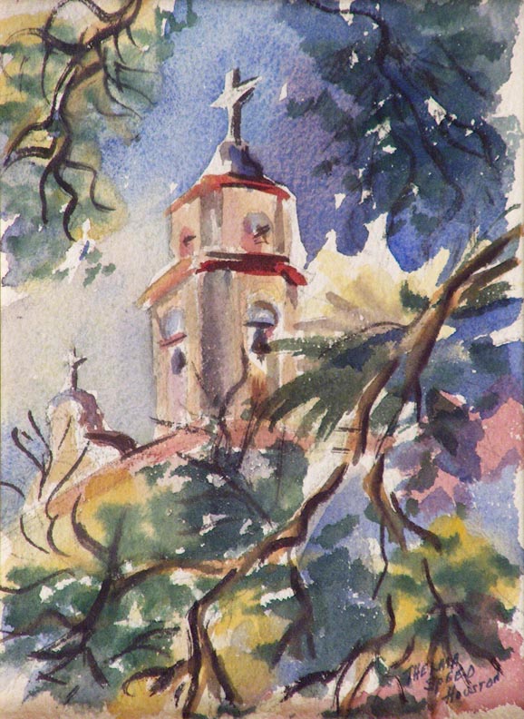 Thelma Speed Houston, Bell Towner, Mission San Luis Rey