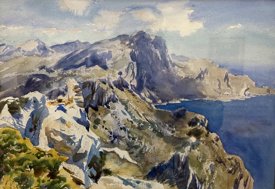 John Singer Sargent, Majorca, 1908 watercolor over graphite, Marqués de la Romana Collection, Madrid, Spain