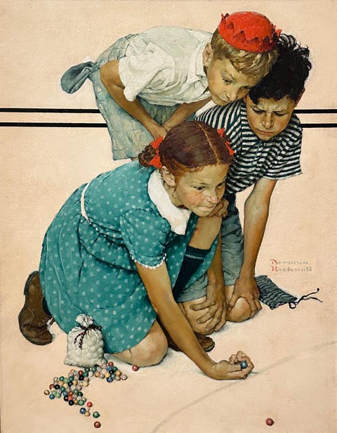 Norman Rockwell, Marbles Champion 1939