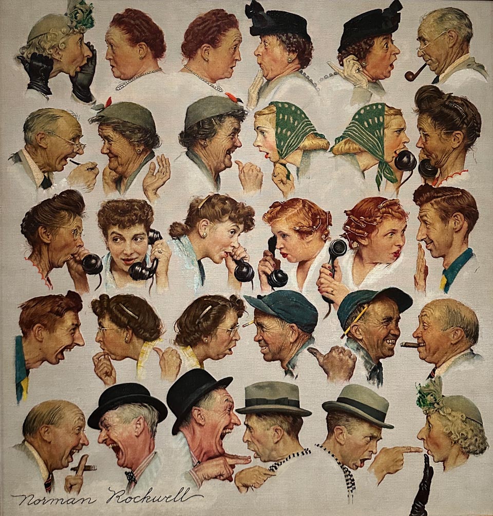 Norman Rockwell, The Gossips 1948