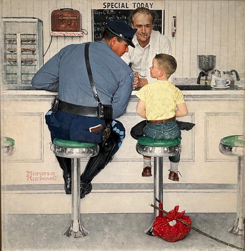 Norman Rockwell, The Runaway 1958