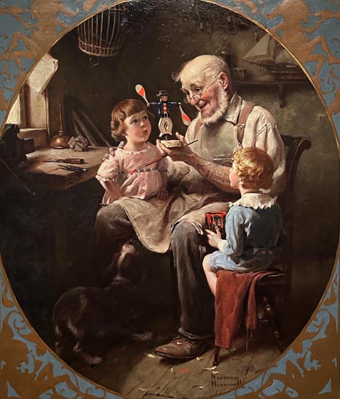 Norman Rockwell, The Toymaker 1920